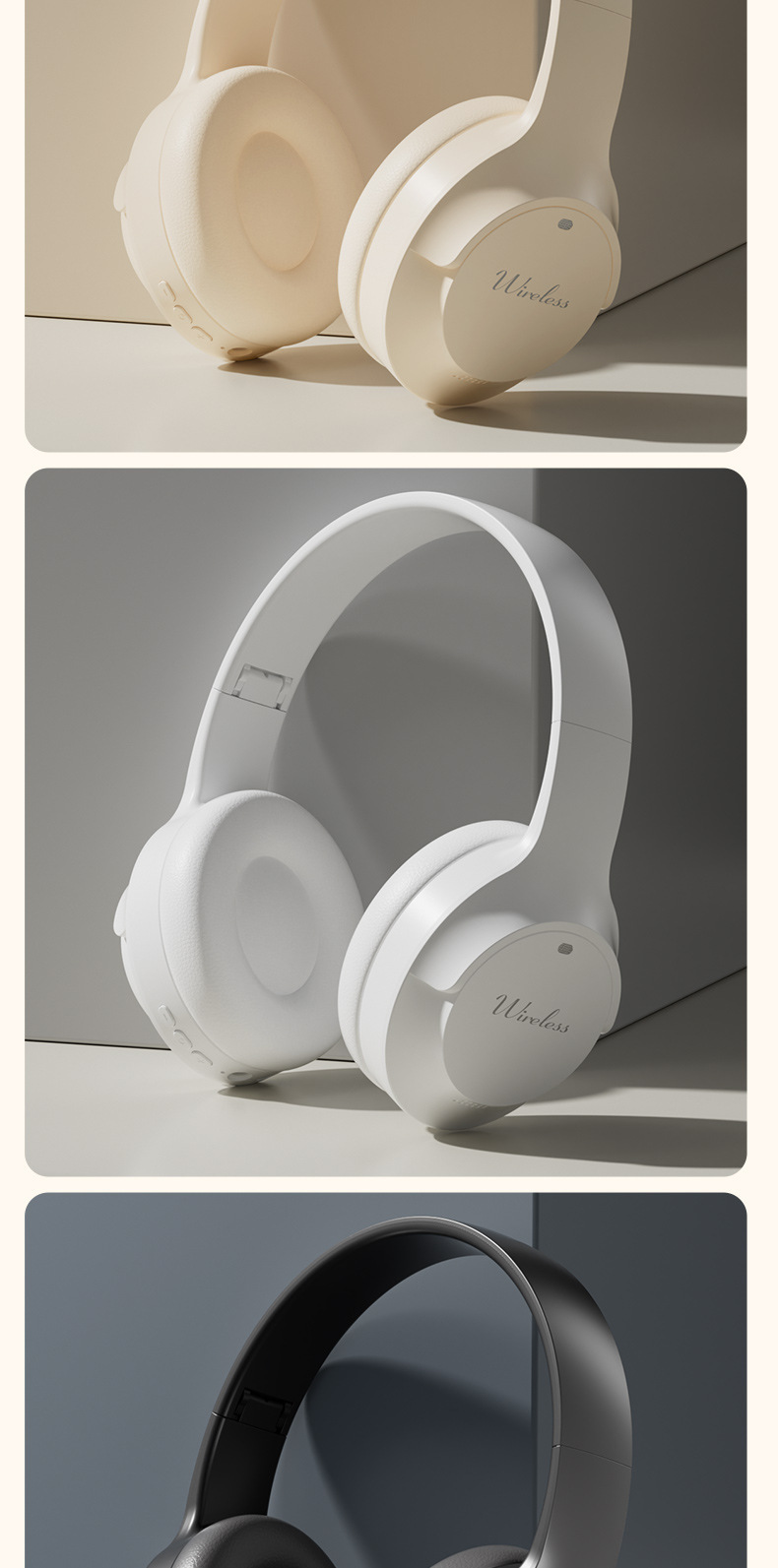 跨境新款 复古K6蓝牙头戴式耳机 HIFI重低音插卡运动无线蓝牙耳机详情21