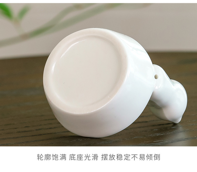 亚马逊爆款烟灰缸陶瓷家用客厅北欧风办公室茶几猫咪烟灰缸装饰品详情15