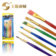 尼龙毛820油画笔 6支套装尼龙水粉笔套装丙烯画笔详情6