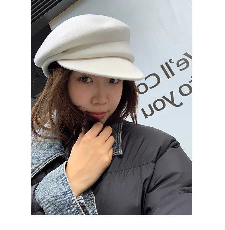 Qumeng DT CLASSIC Retro patchwork fake two-piece denim down jacket for women, 90 white duck down winter coat for women pic 41