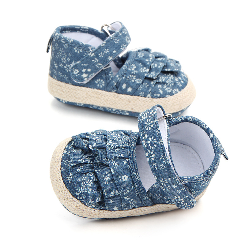 Autumn lace baby shoes, soft-soled baby shoes, learning shoes, indoor anti-slip factory direct sales 0968 pic 9
