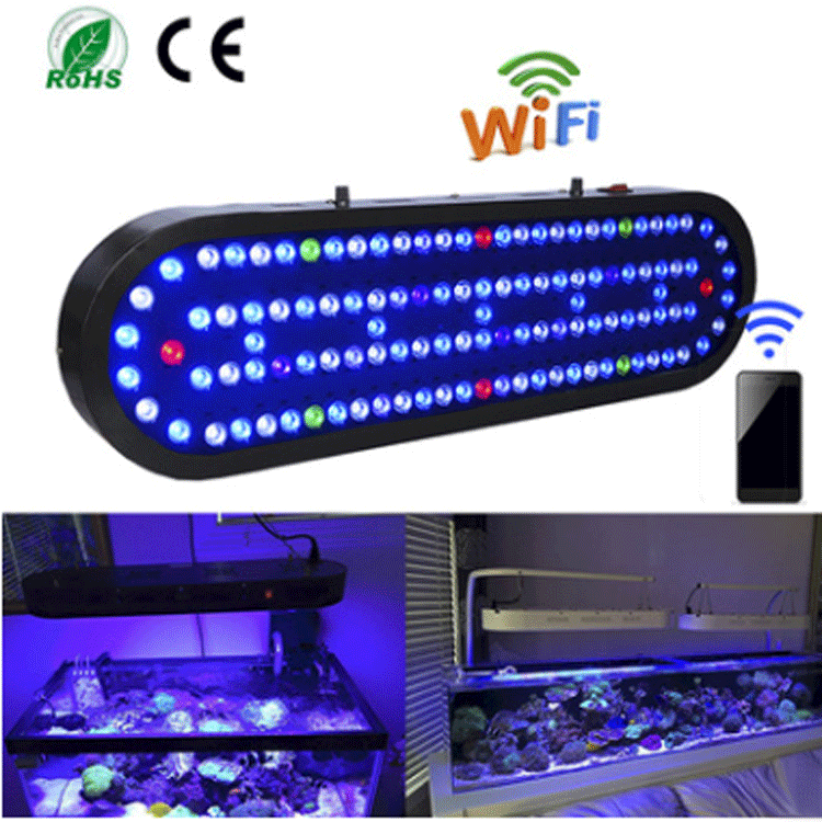 165W aquarium lamp, dimmable, Marine tank, coral aquatic plant lamp, fish tank lighting, full-spectrum Marine coral fish tank pic 2