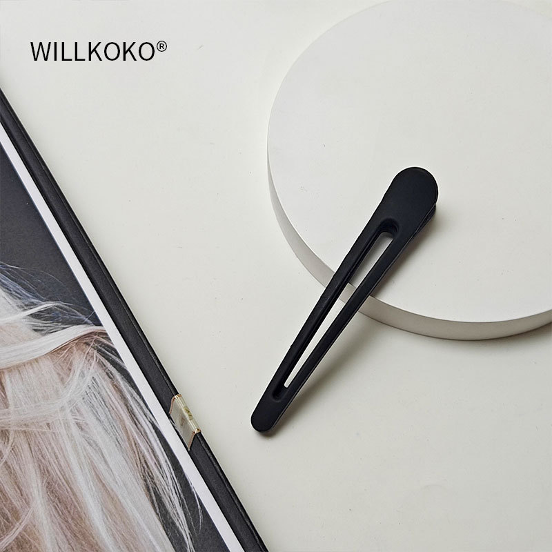 Hairpins for women: Seamless bangs on the forehead, a perfect tool for organizing loose hair at the back of the head, a one-line duckbill clip, hairpin clips, and headwear pic 12