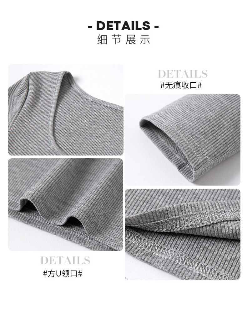 H869 Threaded large U-neck long-sleeved top for women, Spring style slim T-shirt, light, warm, simple and casual base layer new style pic 15