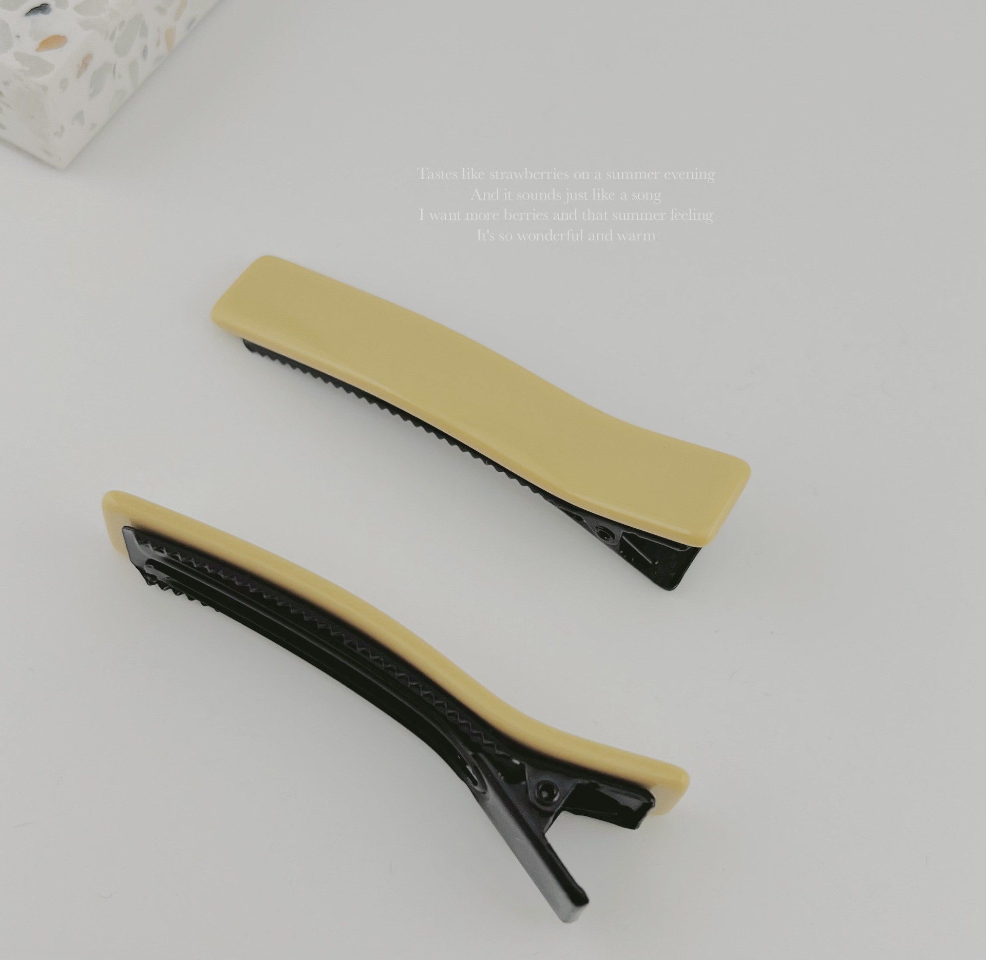 2023夏季新款气质简约醋酸加厚鸭嘴夹边夹碎发夹发饰女详情5