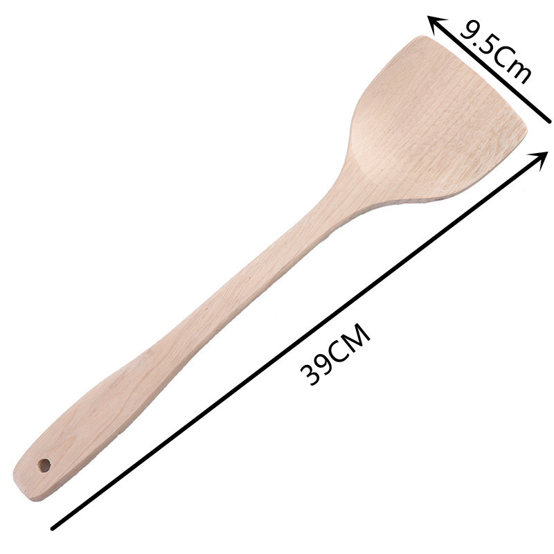 The manufacturer supplies 39CM two-yuan wooden spatulas and wooden cooking spatulas for wholesale at two yuan pic 1