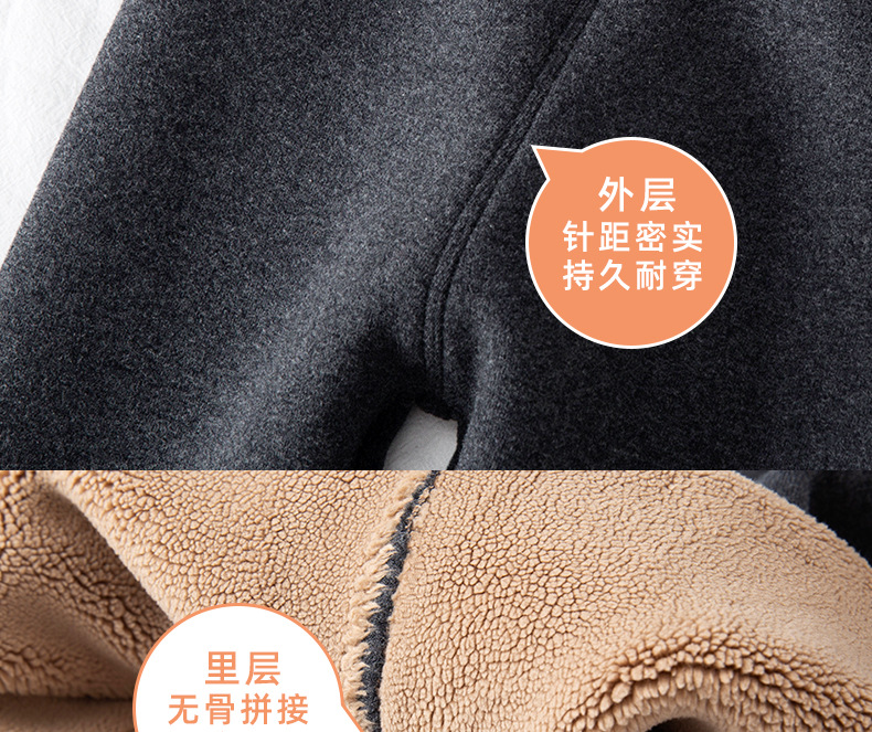 女童特厚一体绒打底裤冬季儿童加厚外穿保暖裤宝宝蝴蝶结修身棉裤详情10