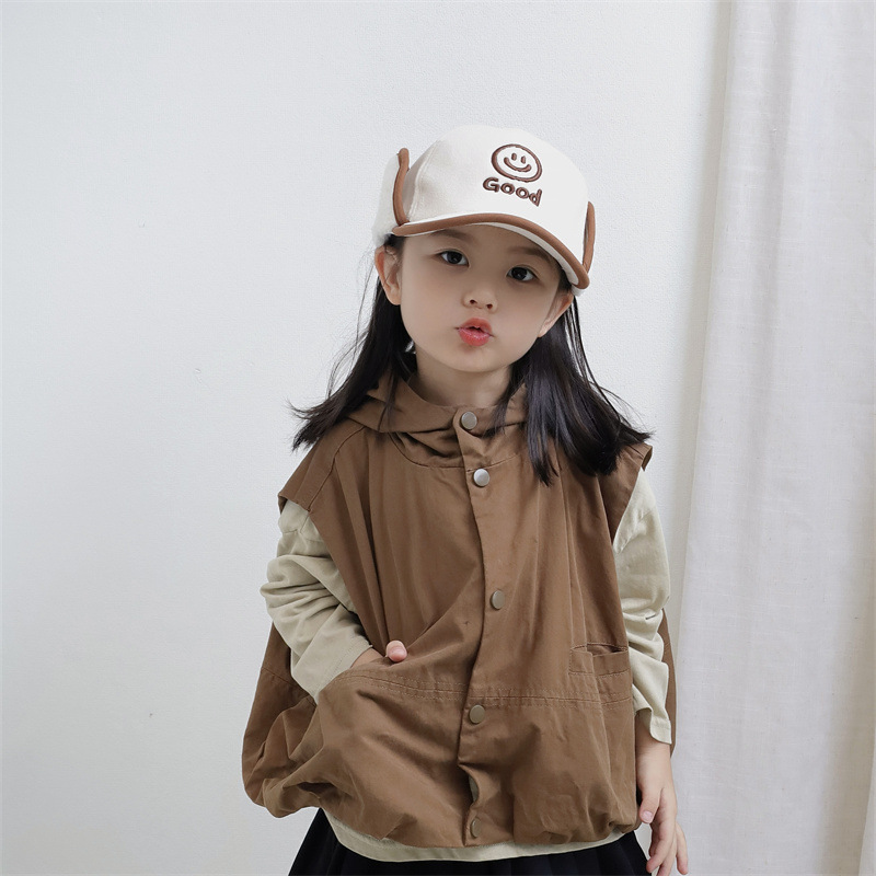 儿童帽冬男童毛呢加绒护耳雷锋帽宝宝鸭舌帽保暖棒球帽韩版学生潮详情18