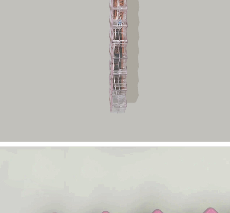 跨境热销儿童发光风扇七彩格子闪光棒孩童手持魔法棒发光玩具详情10