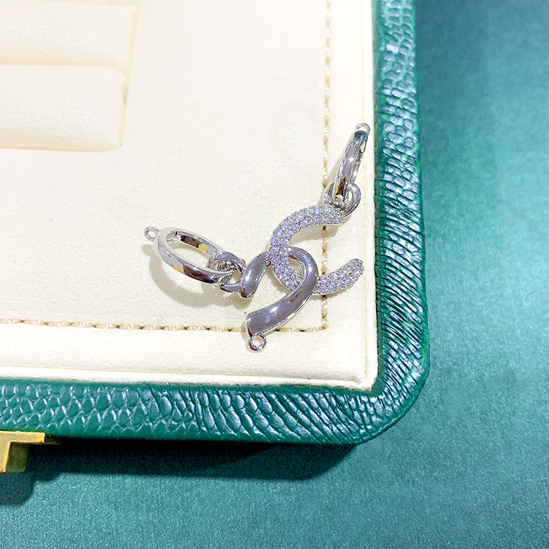 Fanchuxi 14k copper gold-plated white gold necklace, bracelet, sweater chain, U-shaped buckle accessory, new and unique diy semi-finished products pic 5