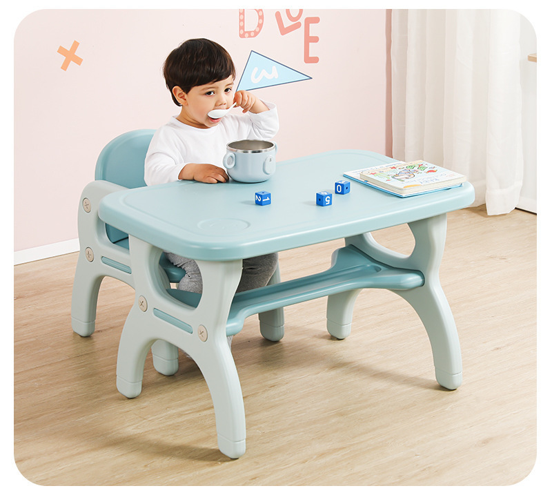 儿童学习桌桌椅套装幼儿写字桌家用塑料儿童椅儿童凳子幼儿园椅子详情18
