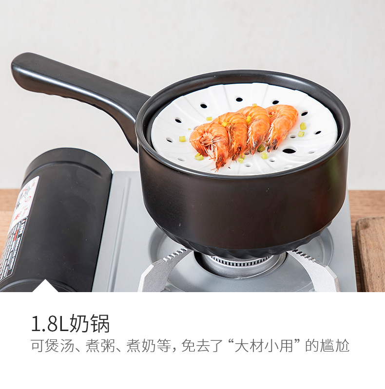 Clay pot, stew pot, soup maker, household open flame small stew bowl, stone pot, milk pot, rice bowl, chopsticks, kitchenware set wholesale pic 10