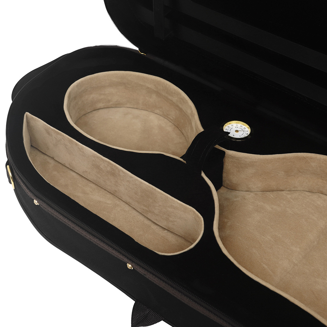 IRIN high-end violin case, rounded corners, Oxford cloth, built-in hygrometer, violin storage box, violin backpack pic 17