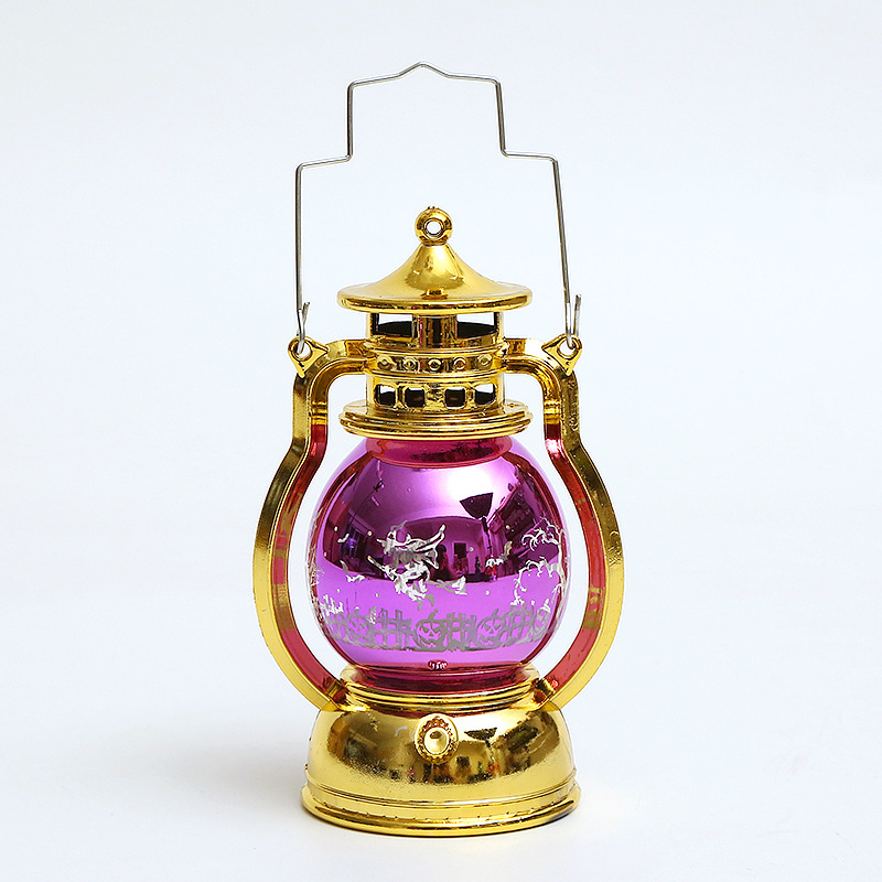 New Halloween pumpkin lantern decorations, small oil lamps, retro laser small horse lanterns, creative bar Ghost Festival atmosphere decoration pic 19