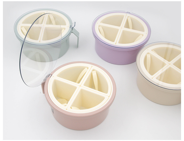 Seasoning jars, multi-style seasoning boxes, kitchen round household plastic chili jars, seasoning jars, salt jars, condiments pic 7