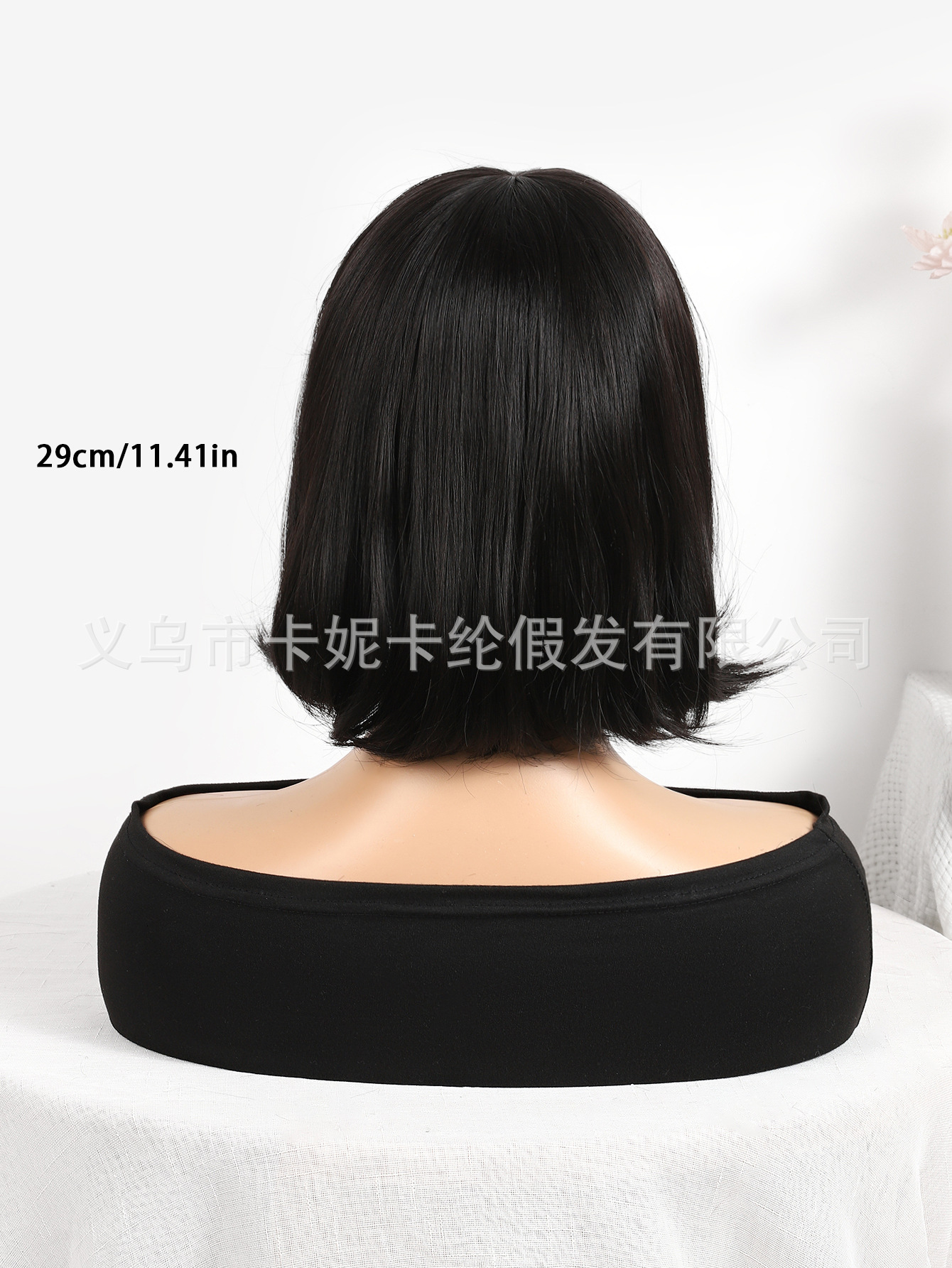 Peluca para mujeres nuevo estilo bobo corto de ocho letras flequilla mecanismo fibra química estilo de peinado falso en stock al por mayor NK0033 pic 8