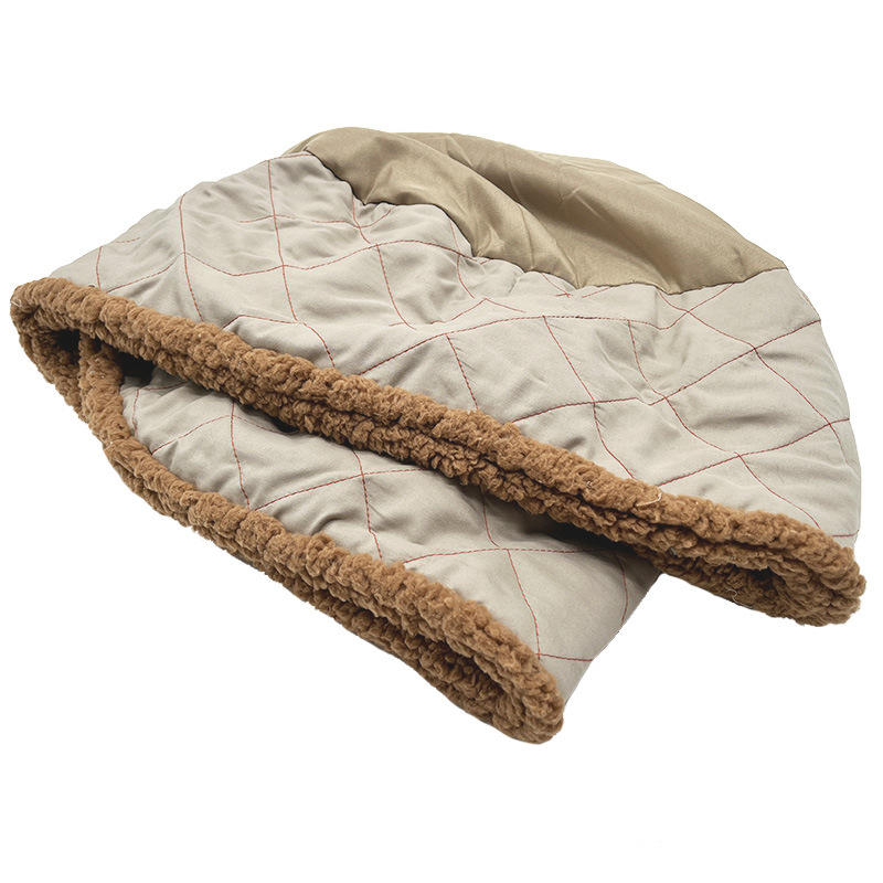 椭圆形狗窝麂皮绒天蓝色圆形狗窝猫窝宠物窝批发详情3