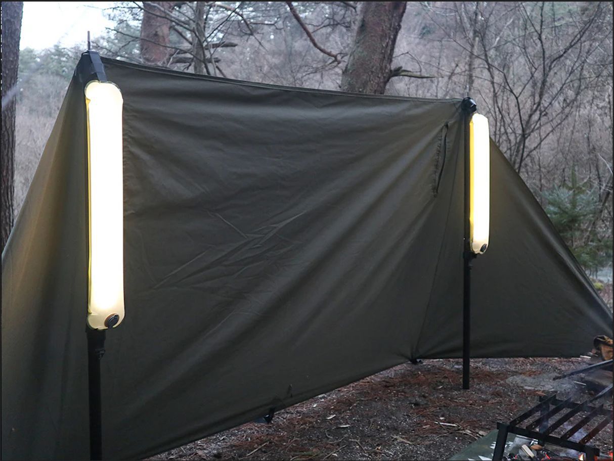 ZTARX patented outdoor folding inflatable camping lamp, solar inflatable lamp, waterproof magnetic suction column, supplementary light rod lamp pic 3
