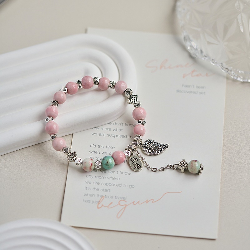 Jingdezhen ceramic bracelet, new Chinese-style jewelry source supply, 10 yuan for 3 bracelets, versatile for women, with a sense of luxury pic 12