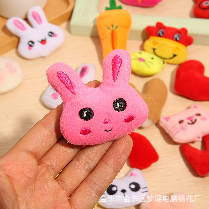 DIY fabric, plush materials, cartoon pineapples, strawberries, carrots, shoes, clothes, hats, accessories, hair accessories pic 6