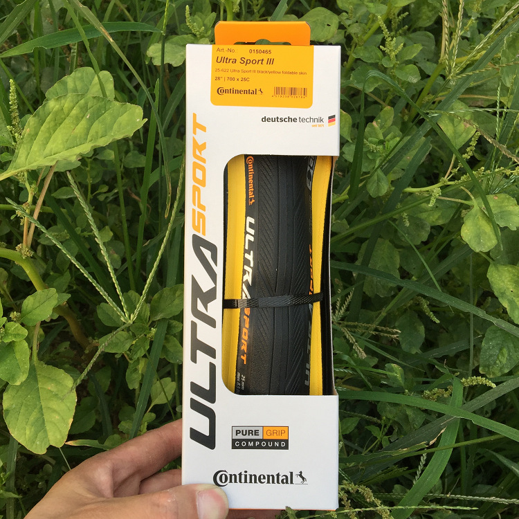 Continental Ultra Sport III Road bike Bicycle Yellow Edge ribbed outer tire 700X23C/25C/28C pic 10