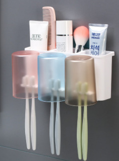 免打孔洗漱收纳牙刷架套装详情2
