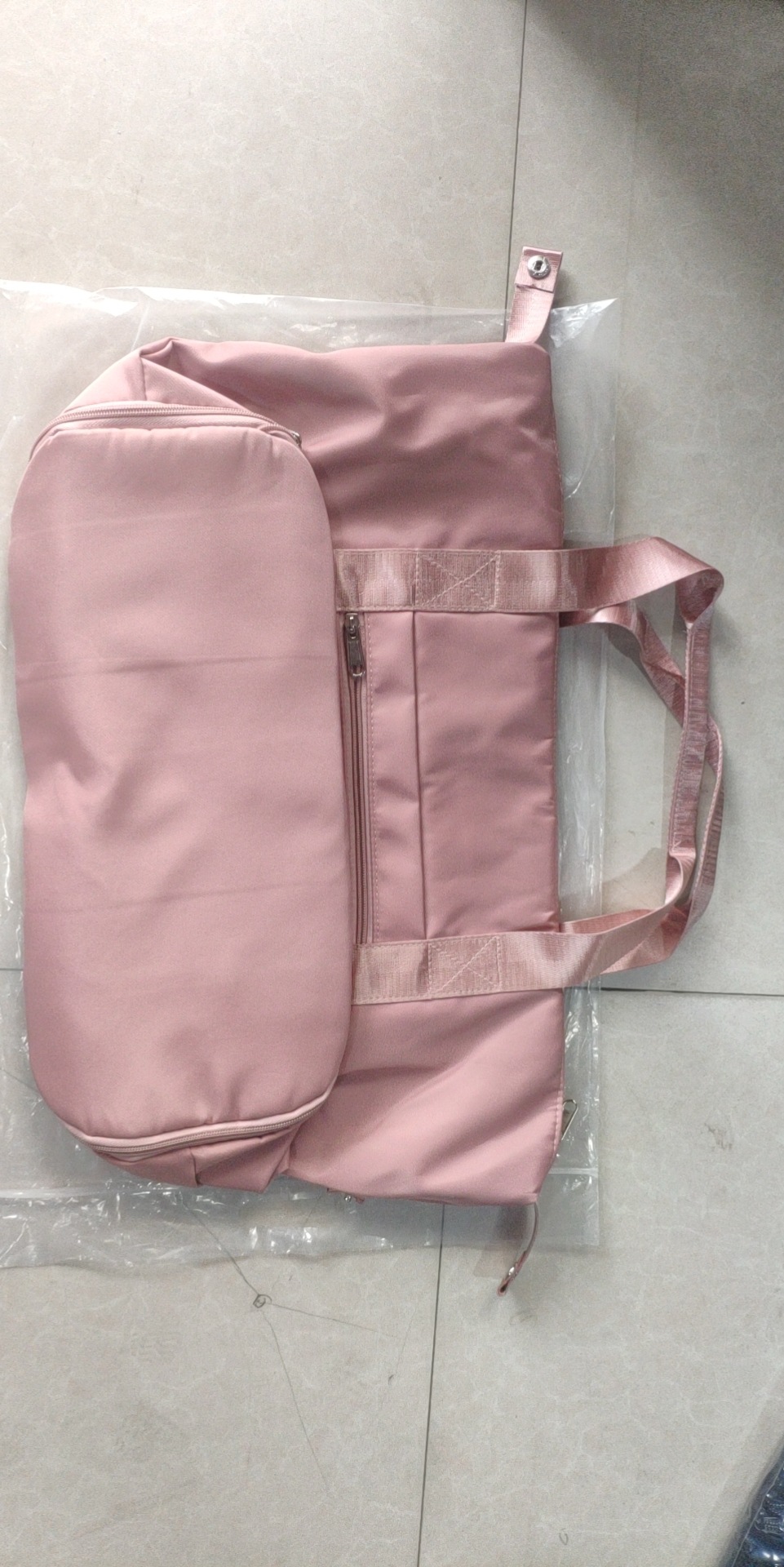 Wholesale dry and wet separation sports hand-held shoulder bags, yoga and fitness bags, folding and storage large-capacity travel bags, LOGO pic 1