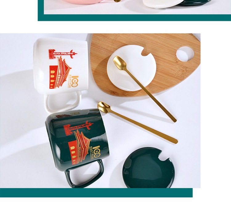 Creative warm cups, ceramic cups, mugs, event gift cups, milk cups, water cups, breakfast cups, event meeting souvenirs pic 11