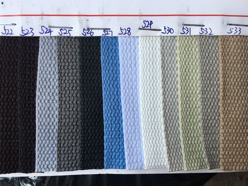 White Elephant manufacturer canvas bag cotton strap, black and colorful yoga strap, backpack hand strap, eco-friendly polyester-cotton woven strap pic 3