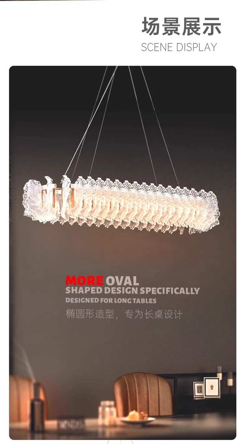 跨境现代轻奢水晶客厅卧室餐厅繁花吊灯高端花开富贵别墅大吊灯详情13