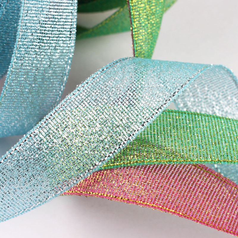 圣诞彩葱带鲜花包装织带蝴蝶结丝带糖果礼盒缎带蛋糕盒彩带直供详情9