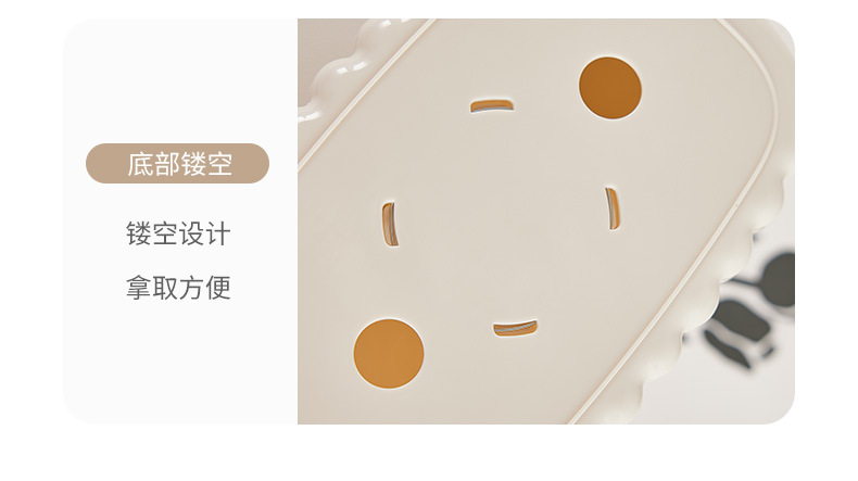 Light luxury spring tissue box, living room coffee table, Nordic-style desktop shell tissue box, cream-style small fragrance tissue box pic 13