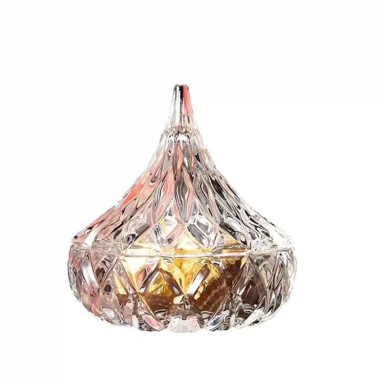 Wholesale of glass sugar jars, crystal jewelry, rings, storage jars, candles, aromatherapy containers, pine nut candy cups and decorative ornaments pic 5