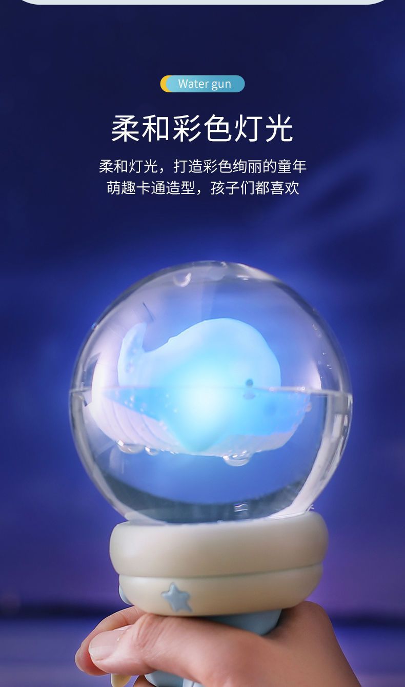 跨境戏水喷水枪夏天儿童发光小水枪呲水枪批发玩水外贸礼品玩具详情15