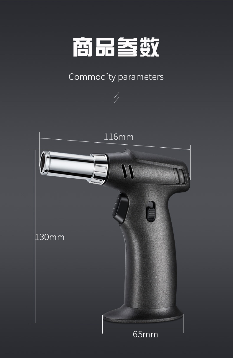 Wholesale cigar-specific moxibustion lighters, windproof direct spray household igniters, cooking spray guns pic 25