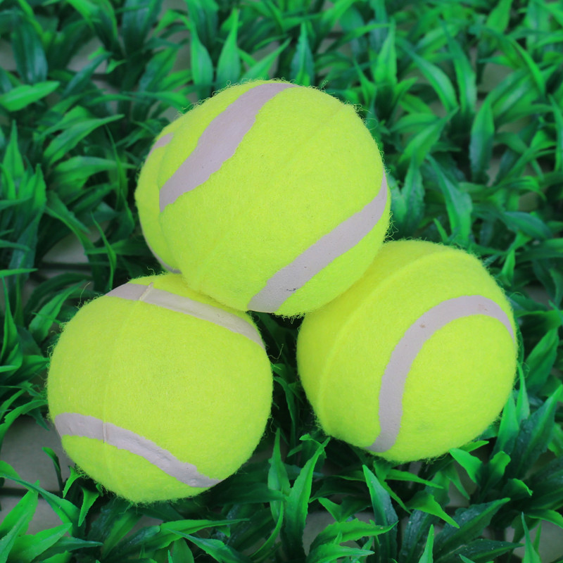Pet tennis toys, micro-elastic rubber balls, dog biting and throwing training interactive tennis toys, training supplies pic 6