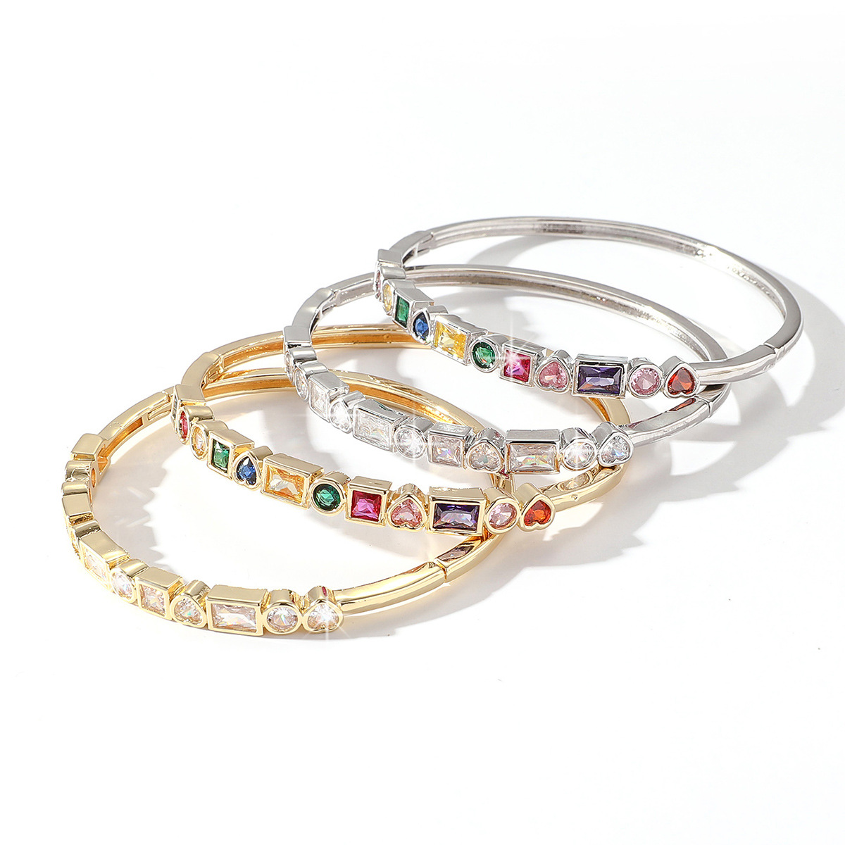 韩版手环铜微镶锆石手镯高级感精致女款镯子时尚气质手环手饰配饰详情7