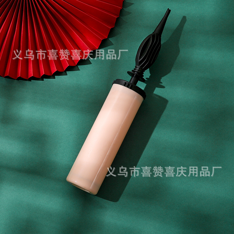 马卡龙色手推气筒 气球充气泵手推气筒气球打气筒详情4