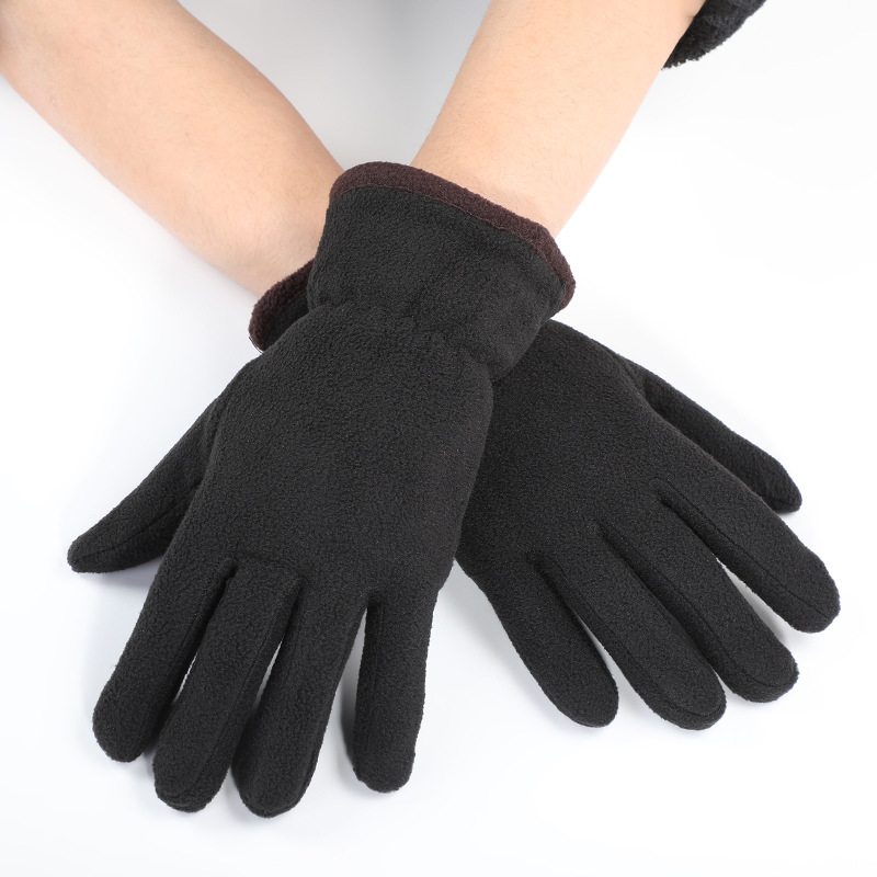 Bohang invierno shaker peludo guantes para hombres y mujeres al aire libre conducción guantes de motocicleta caliente doble guantes engrosados pic 24