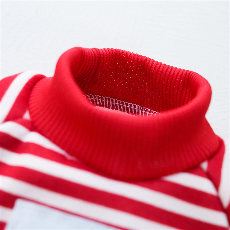 Pet autumn and winter warm striped sweatshirts, Teddy bichon Frise dog and cat clothes, small and medium-sized dog manufacturer wholesale supplies pic 14