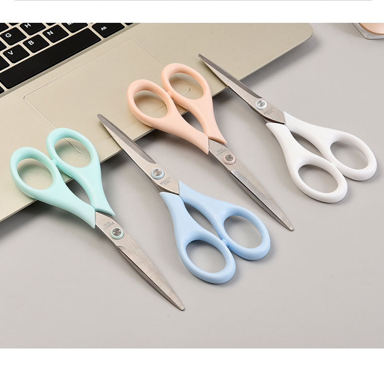 Manufacturer Lidemei office paper-cutting, hand scissors, stainless steel scissors, various sizes, student stationery, household small scissors pic 15