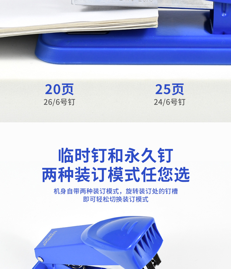 Weibo labor-saving stapler features a novel and creative design. It is a wholesale manufacturer of office and school supplies staplers pic 6