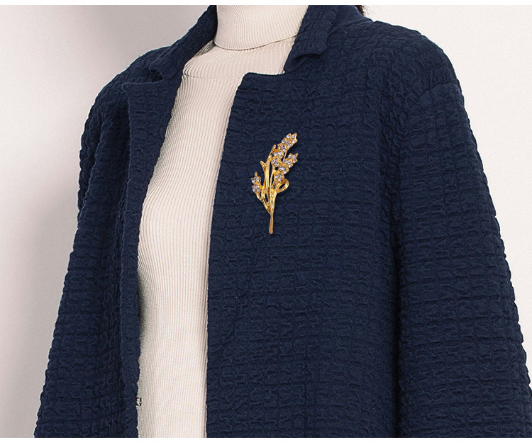 新款同款山茶花胸针字母防走光五角星胸花蜜别针配饰批发详情13