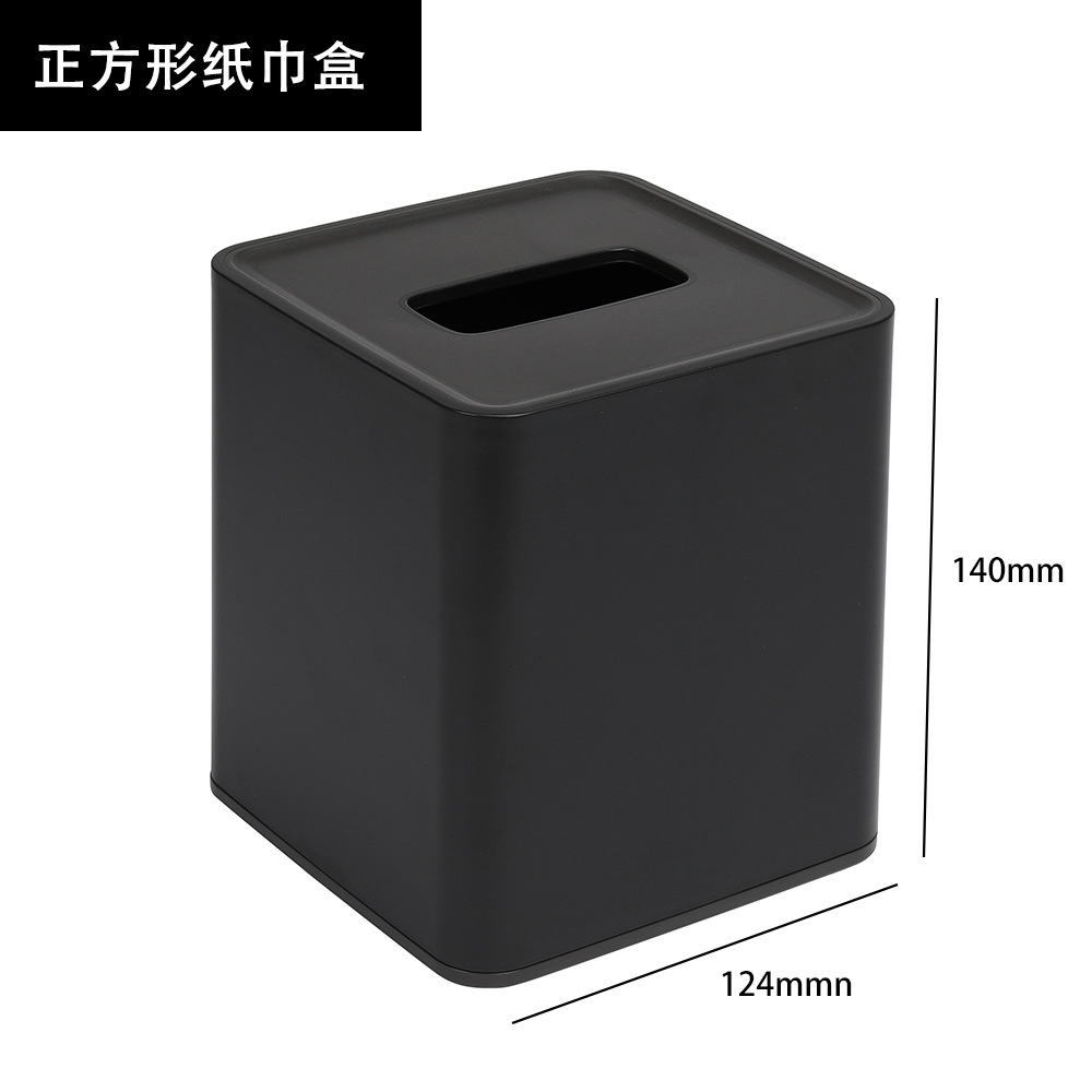 Venta directa de fábrica habitación de hotel bandeja de plástico ABS caja de consumibles caja de papel tisú bandeja de té soporte de taza toalla bandeja kit pic 6