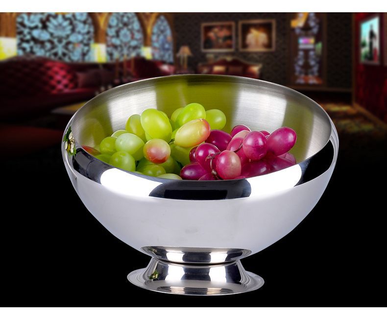 New stainless steel slanted bowl, hot pot bowl, sauce bowl, buffet seasoning bowl, salad bowl, bar snack and dried fruit plate pic 7