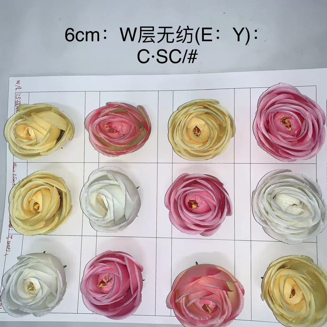 Wholesale of artificial flower head decorative flower arrangements, artificial rose decorative flower arrangements, wedding and home artificial flower ornaments pic 14