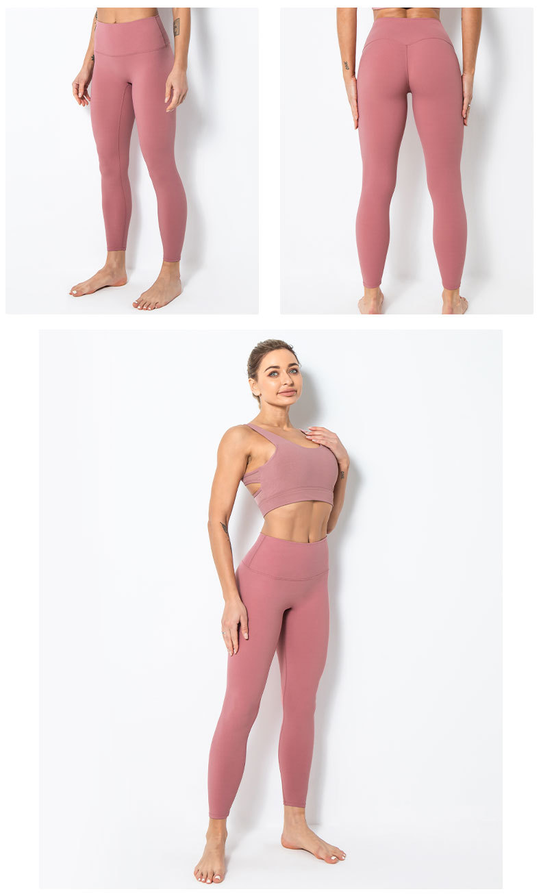 lulu瑜伽裤磨毛高腰提臀女夏外穿紧身运动跑步蜜桃臀裸感健身裤秋详情61