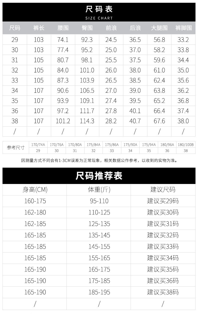 申更男装丨牛仔裤男2023春季韩版百搭休闲裤男韩版修身直筒小脚裤详情6