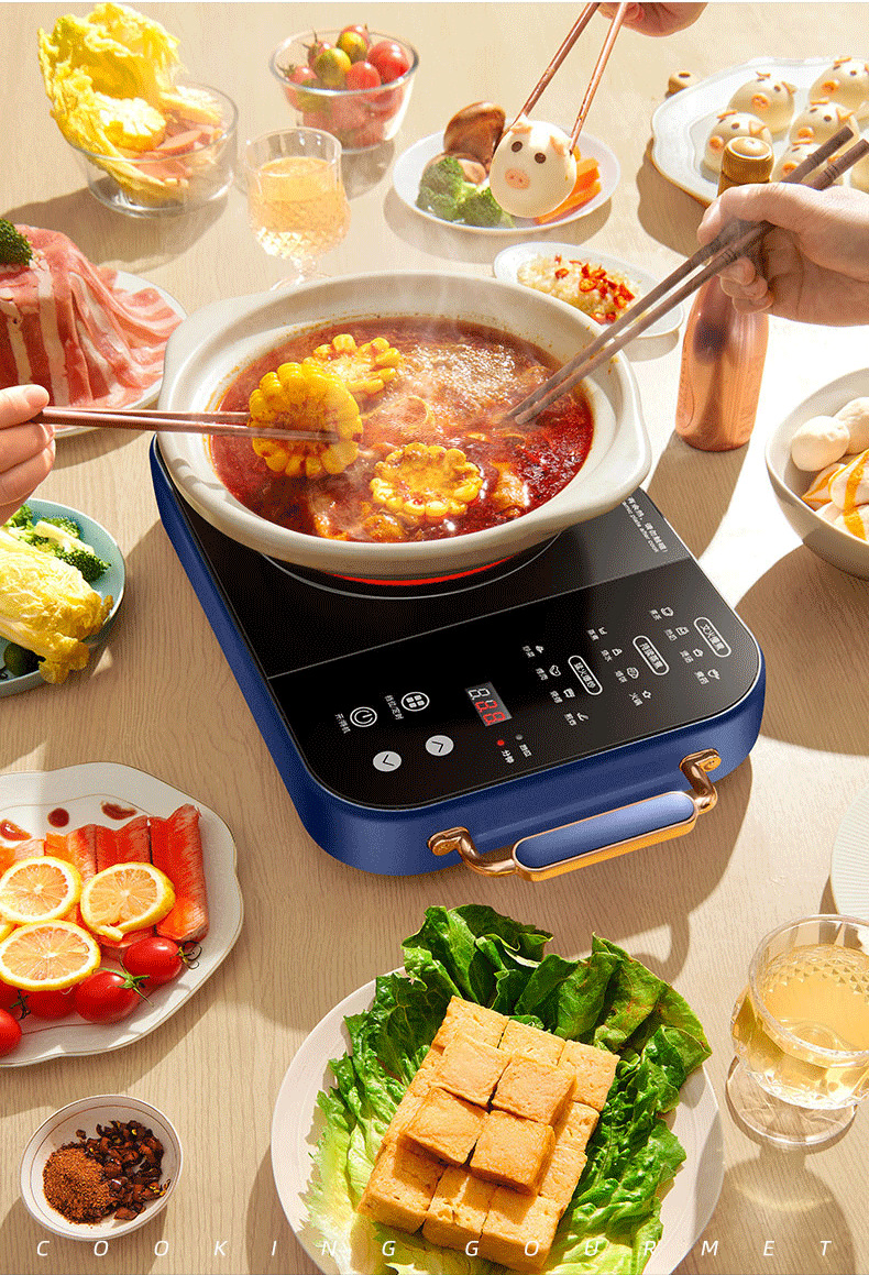 绑定电陶炉 家用不挑锅围炉煮茶多功能电陶炉商用电磁炉 炒菜详情12