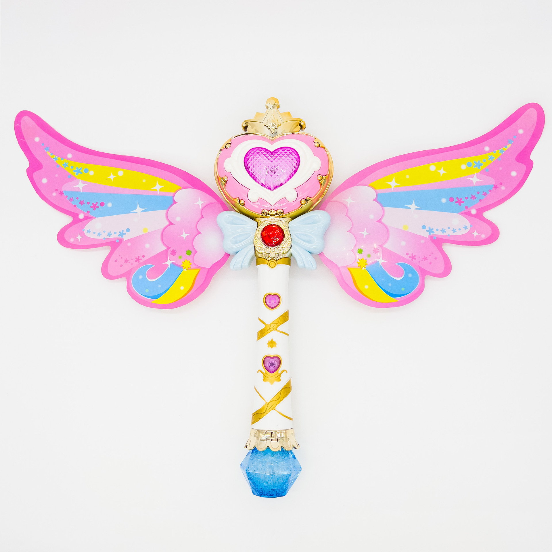 新款儿童声光魔法棒公主仙女手持泡泡机全自动吹泡泡女孩户外玩具详情11